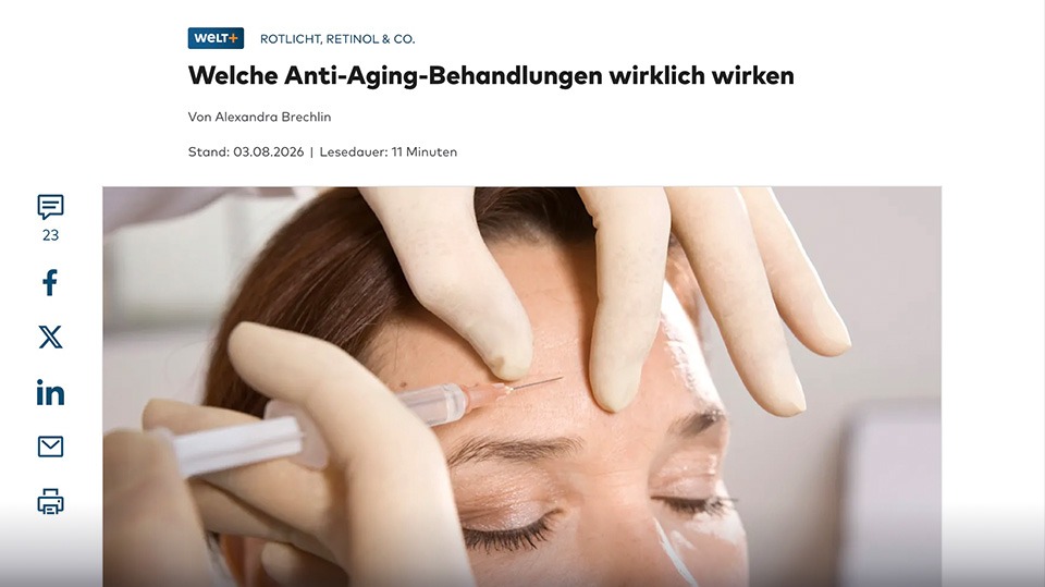 Beitrag welt.de Botox-Alternativen